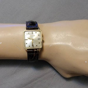 Vintage Bulova M9 10K Gold Filled Rectangular Automatic Men's Watch