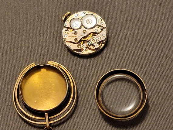 Vintage La Salle 10K Rolled Gold Plated 7 Jewels … - image 6