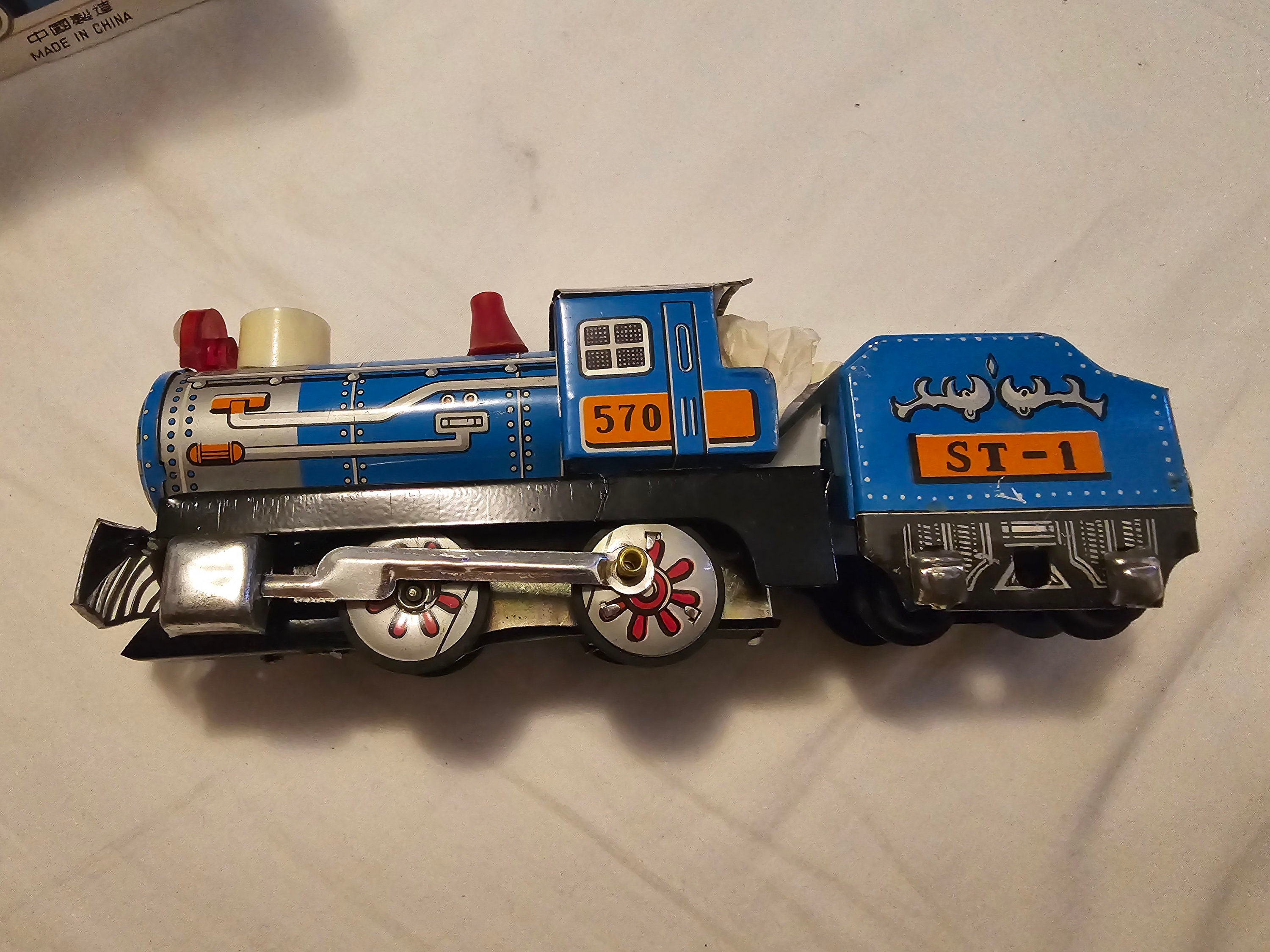 Vintage Locomotive ST-1 Tin Toy Friction Powered 570 MF-712 (new