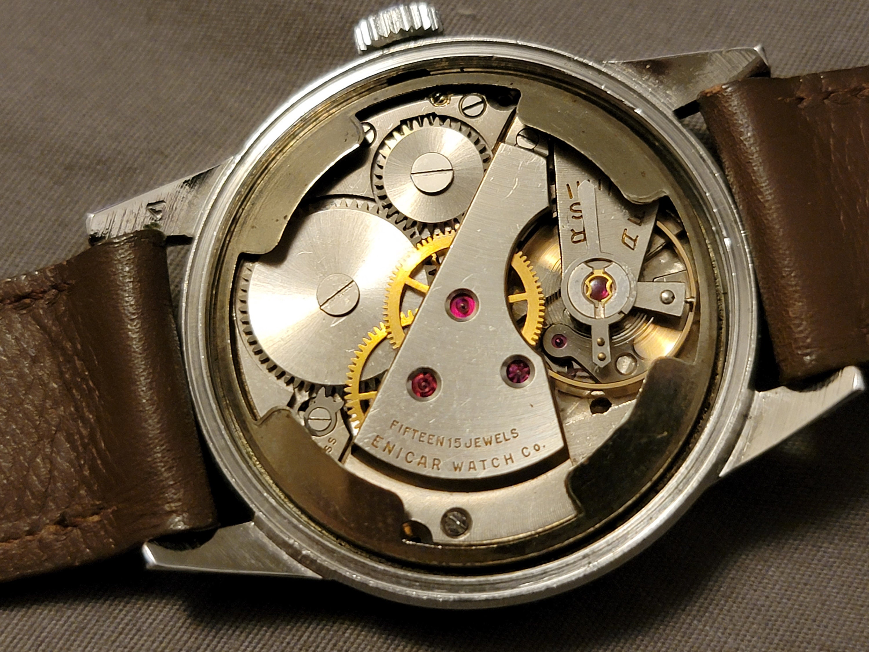 Enicar pocket watch sale