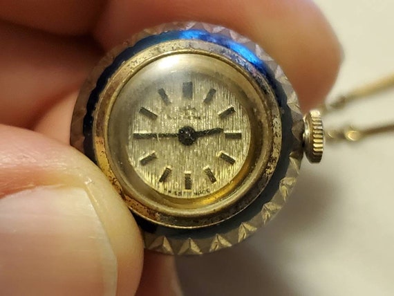 Vintage Bucherer Design Ball Manual Wind Pendant Watch original