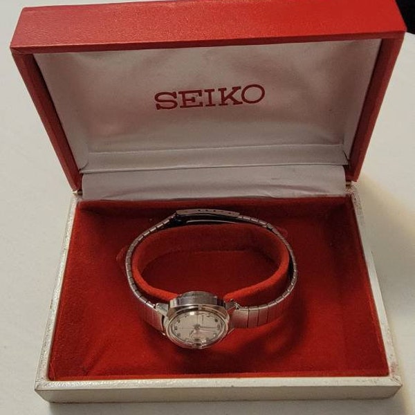 Vintage Seiko 2517-0291Stainless Steel 21 Juwelen Automatik DamenUhr