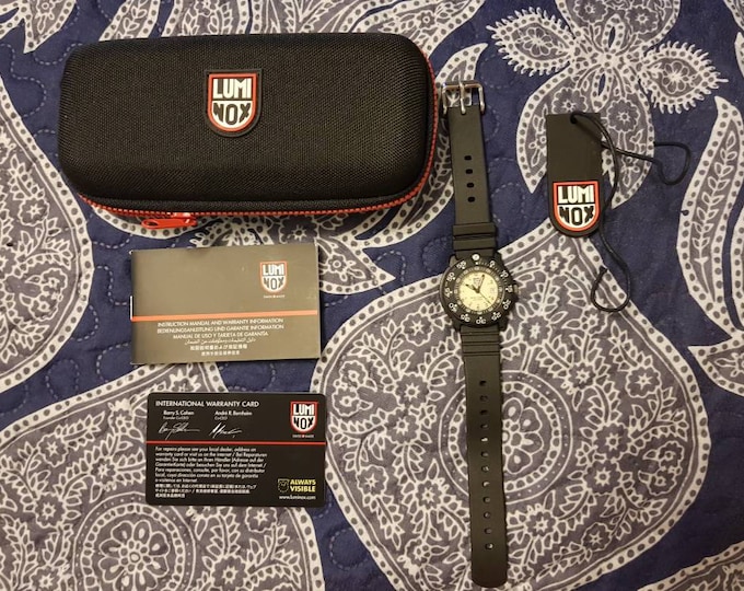 Rare Vintage Luminox 3h Mbm Traser Night Reader Cream Dial Ladies Watch