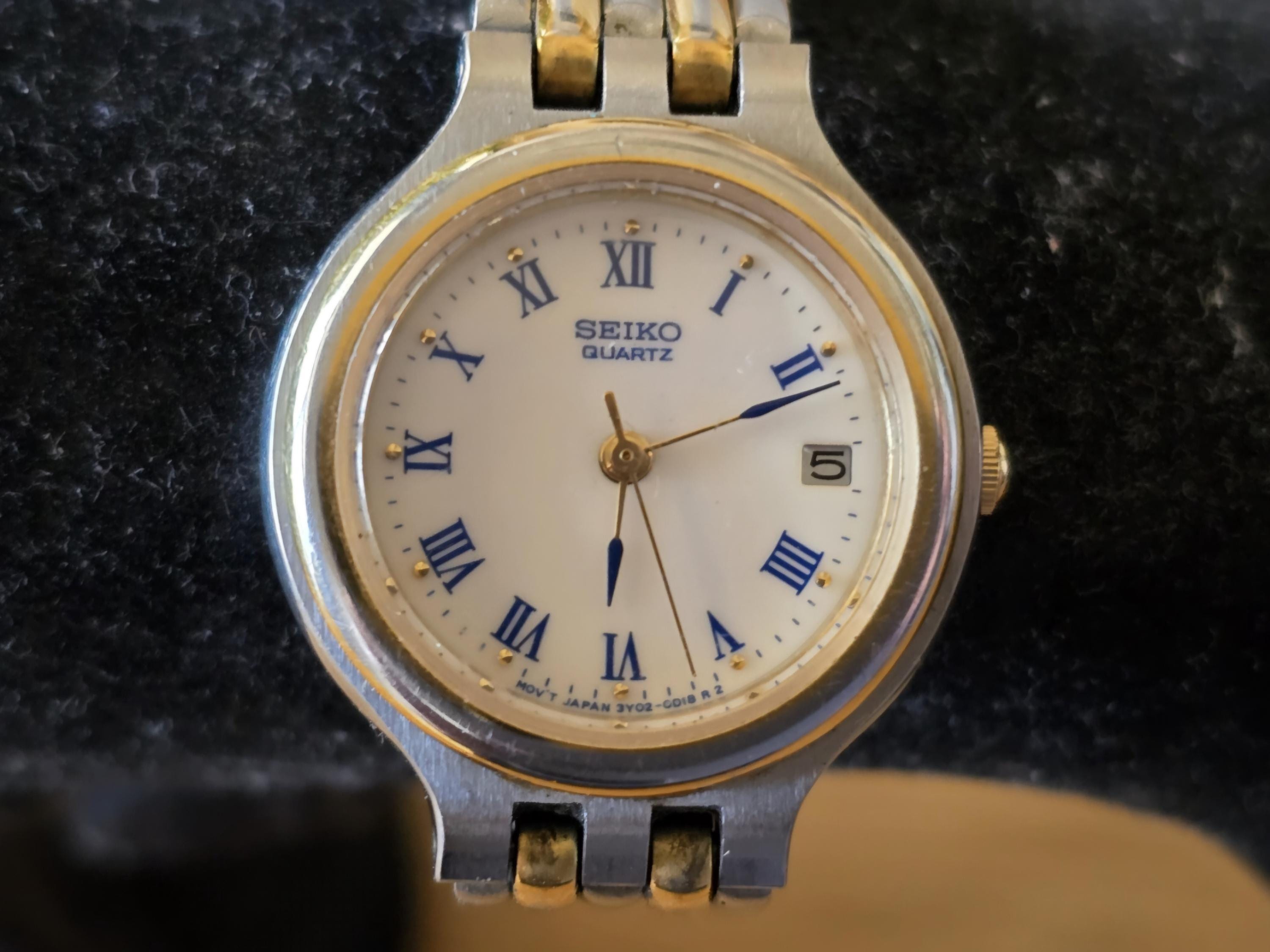 Vintage Lady Seiko Presage 2A29-0440 Quartz Watch Two-Tone - Working! SEIKO PRESAGE Quartz Vintage 3E29-0050 Women main image 2