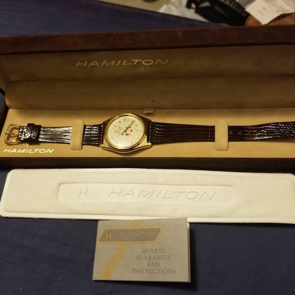 Vintage Hamilton Masterpiece Classic Quartz Men's Watch