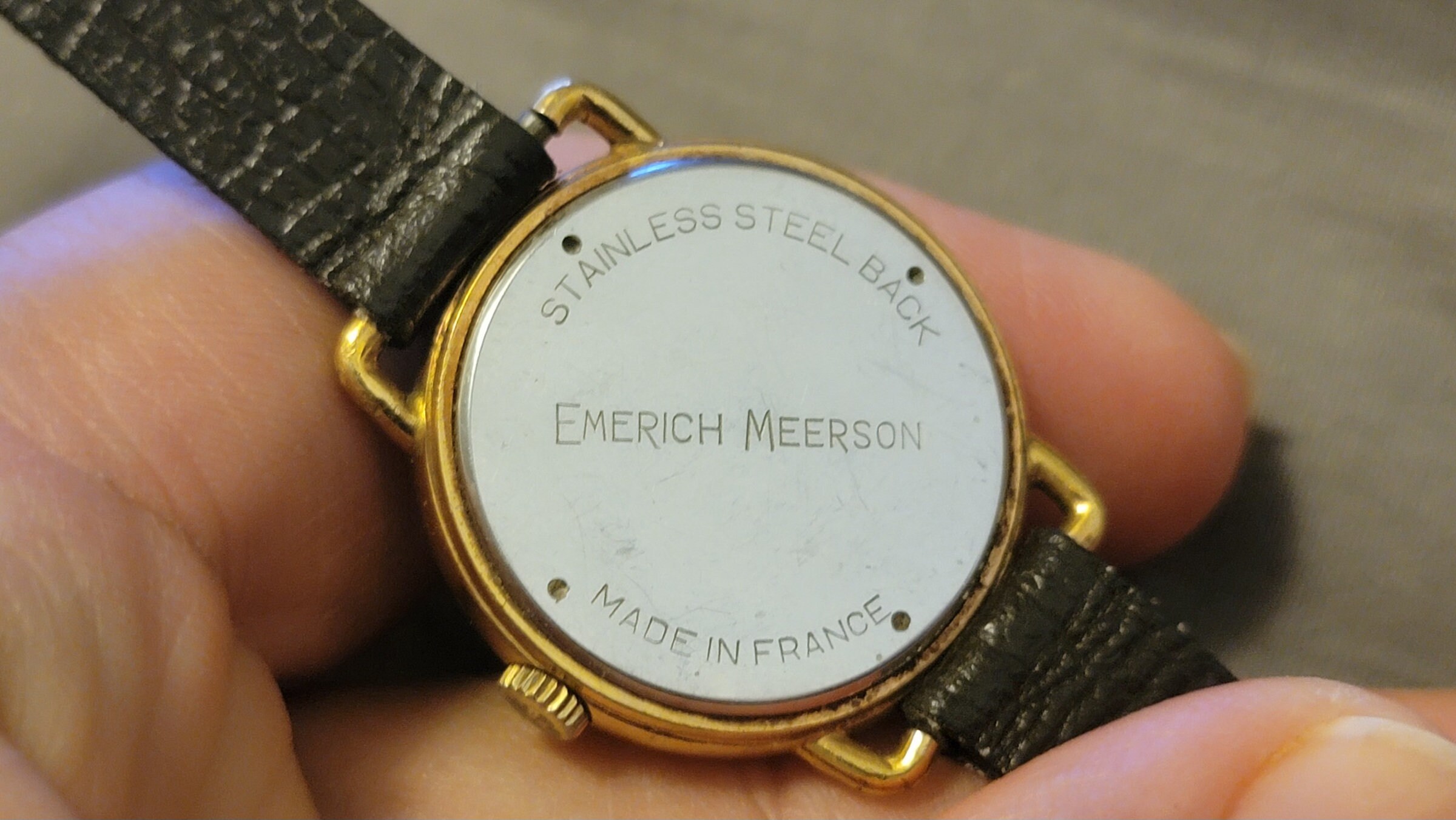 Vintage Emerich Meerson Paris Gold Filled France Manual Wind