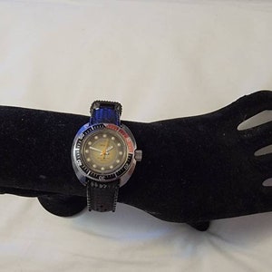 Rare Vintage Caravelle 666 Diver Manual Wind Ladies Watch