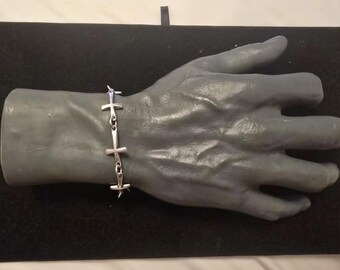 『RLM』Robert Lee Morris シルバー ブレスレット Robert Lee Morris Silver RLM Chain Bracelet | Robert Lee Morris