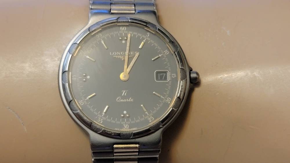 longines day date quartz