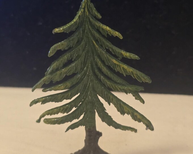 Tree Toy Figure Antique Johillco Accessories Pine Tree Lead Toy Figure - Etsy