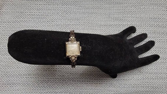 Gruen precision ladies watch with diamonds sale