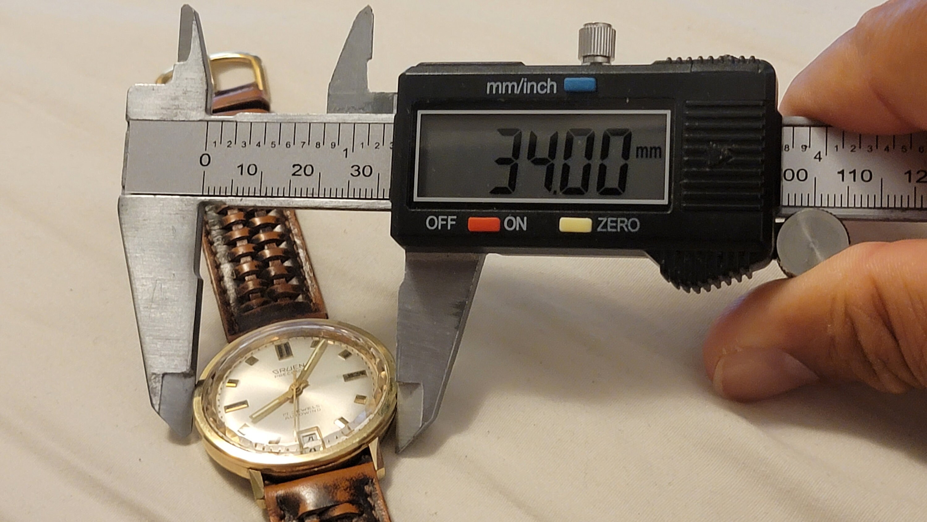 Rare Vintage Gruen Precision Gold Plated 17 Jewels Autowind Reloj para hombre Etsy Mexico