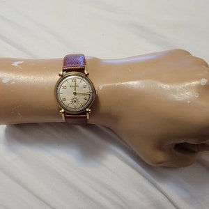 Rare Vintage Bulova 10K Gold Filled 21 Jewels Fancy Lugs Manual Wind Men&#39;s Watch
