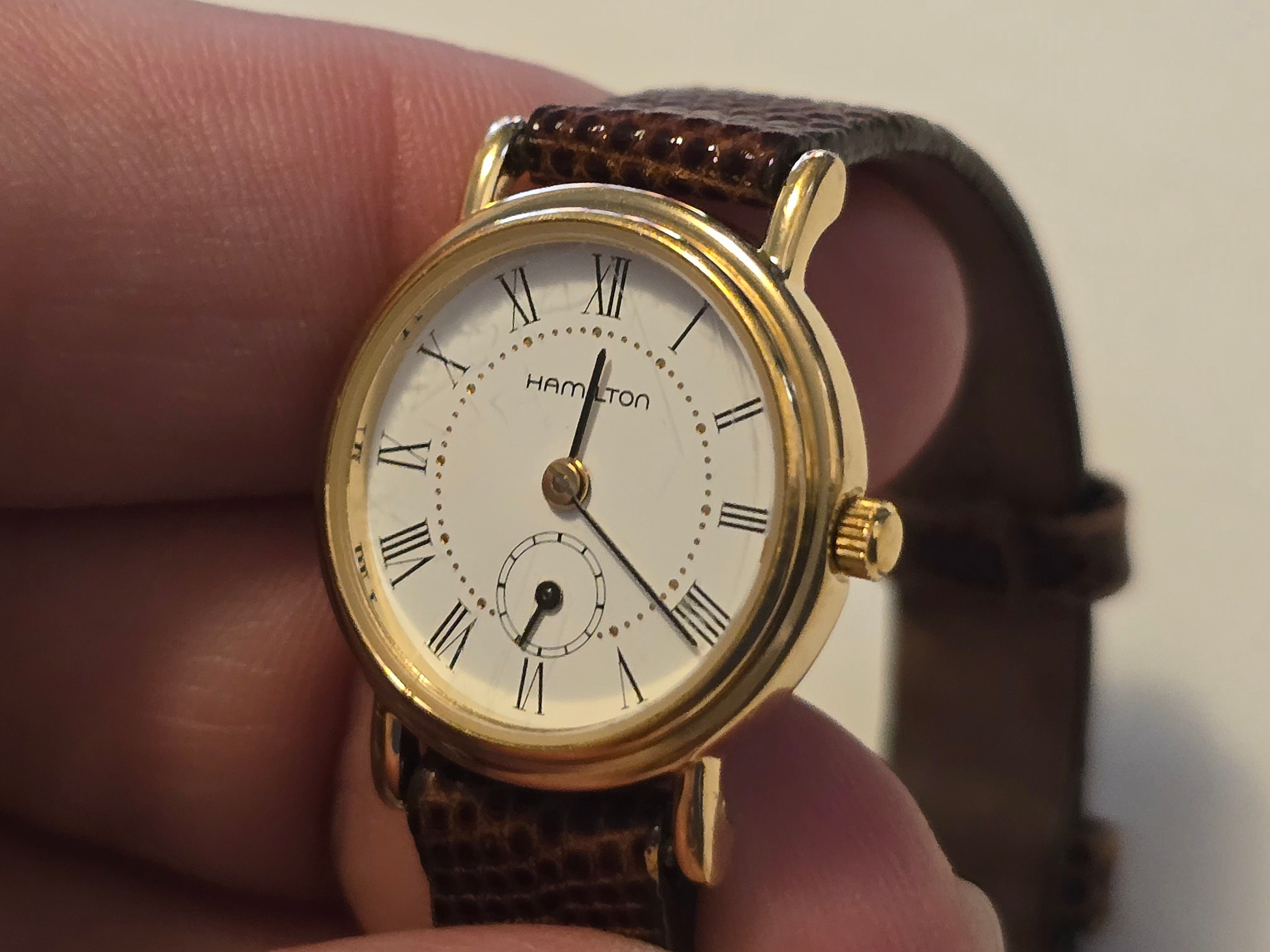 Vintage Hamilton 6208 Gold Plated Registered Edition Quartz Ladies