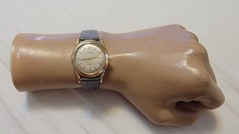 Vintage Croton Nevada Grenchen Aquamatic 360 EL 10K Gold Filled
