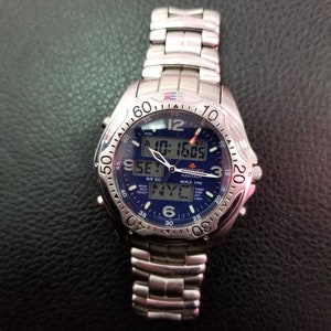 Citizen C460 Q01563 Y Promaster Navitach Racing Chronograph Blue Dial Men s Watch Etsy India