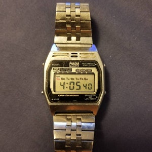 Vintage Phasar Y709-4089 Digital Quartz Men's Watch