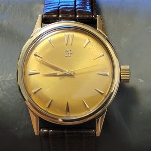 Rare Vintage Girard Perregaux Gyromatic Two-Tone 39 jewels Automatic Men's Watch