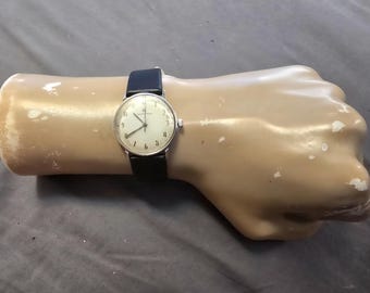 Vintage HAhamilt Edelstahl Handaufzug Herrenuhr