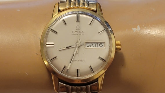 Vintage Omega Seamaster Gold Plated Swiss Made 166.032 Caliber 752 Day Date Automatic Men s Watch