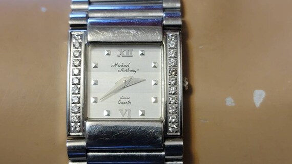 Vintage Michael Anthony Stainless Steel Diamonds Quar… - Gem