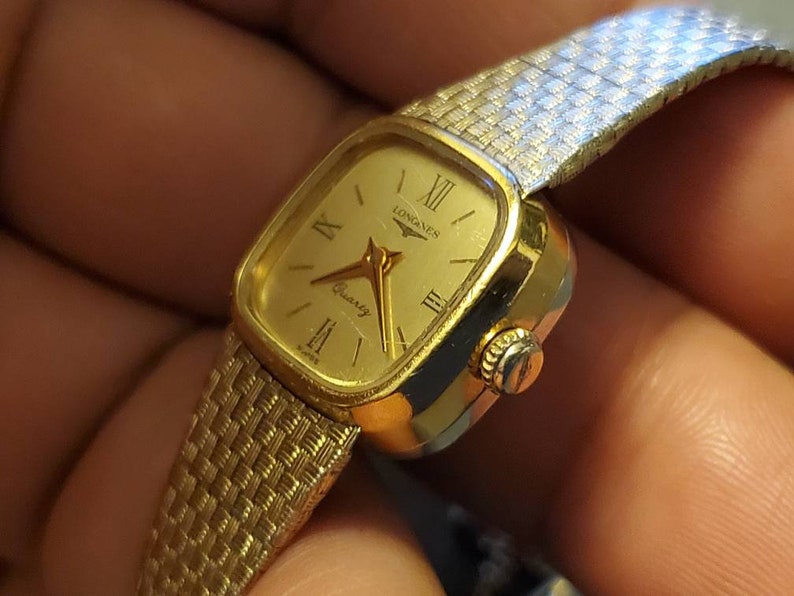 Vintage Longines Gold Plated Swiss Made Quartz Ladies Watch - Etsy