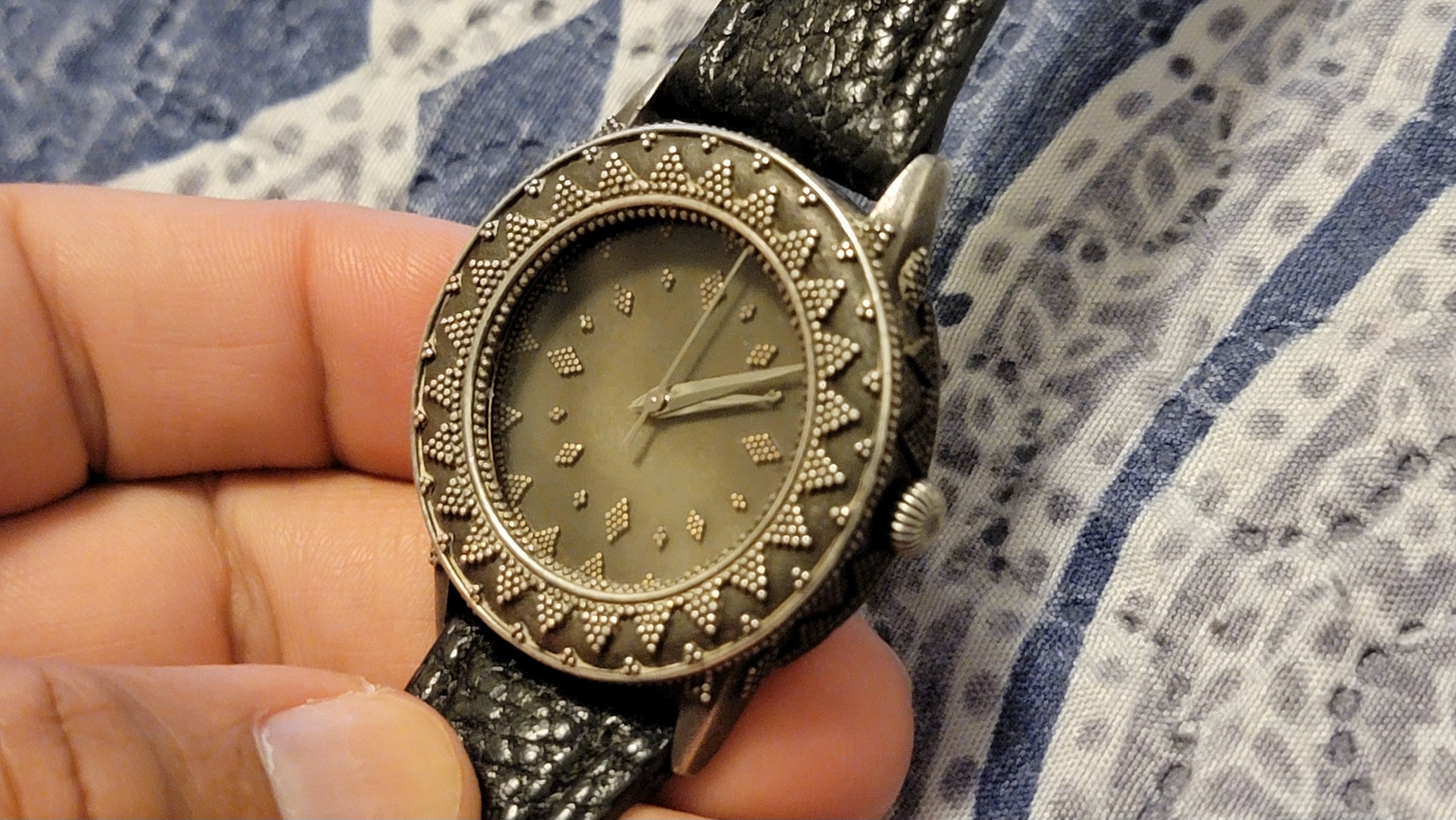 Vintage John Hardy Sterling Silver Swiss Made Quartz Men