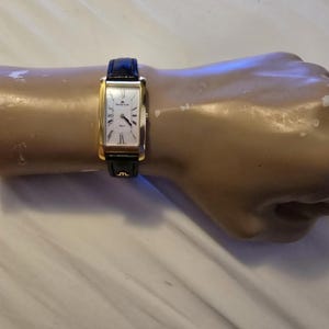 Maurice Lacroix Gold Plated Swiss Made Tank Quartz Men's Watch