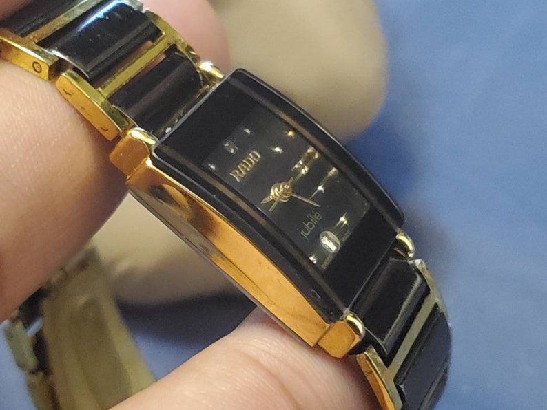 Rado Jubile Swiss 120.0281.3 Gold Plated/ High Tech Ceramics | Etsy