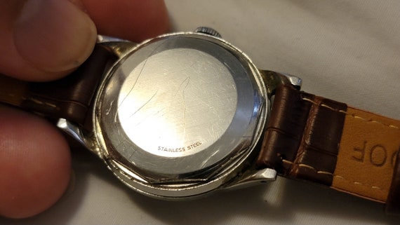 Vintage Movado Stainless Steel Swiss Made Automat… - image 5