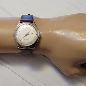 Rare Vintage Bulova Sea King 10K R.G.P Manual Wind Men&#39;s Watch