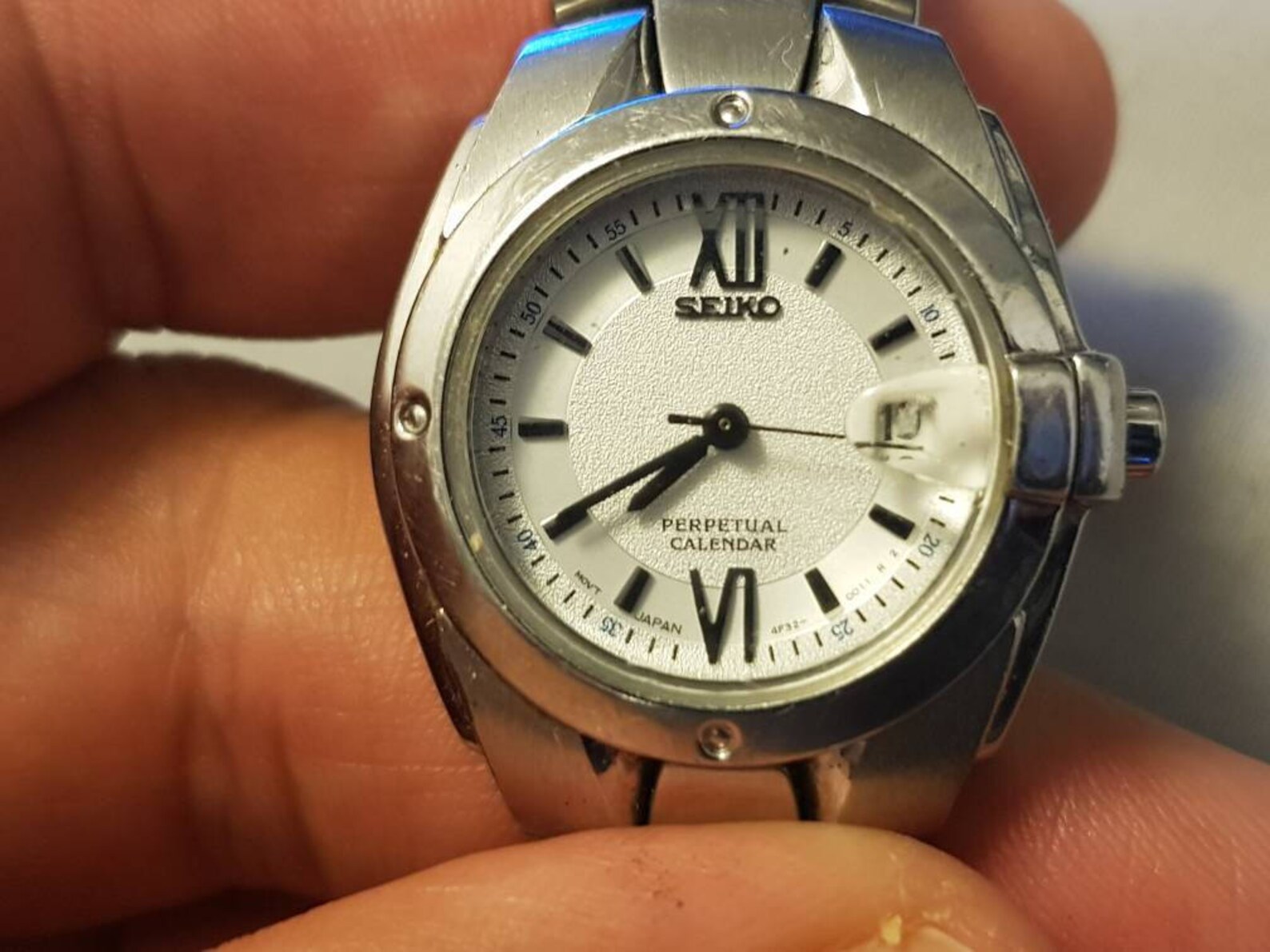 Rare Seiko ladies perpetual calendar quartz watch 4F320019 Etsy
