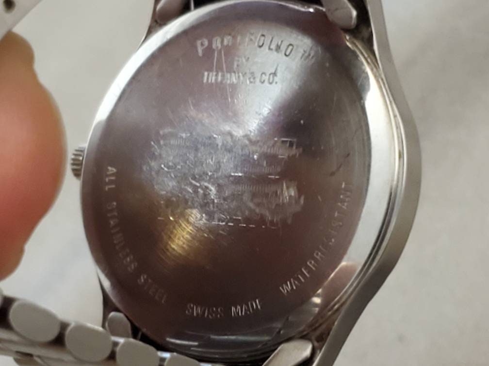 Tiffany & Co Portfolio Stainless Steel Quartz Men's Watch - Etsy ...