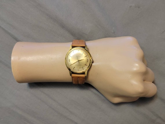Rare Vintage waltham Dynaflow 41 Jewels Gold Plate Automatic Watch 