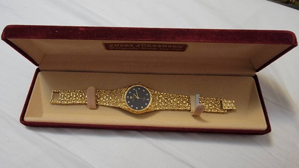Jules jurgensen gold nugget watch sale