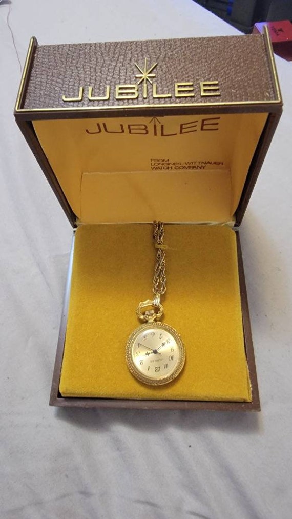 Rare Vintage Jubilee Gold Plated Manual Wind Ladie