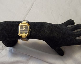 Raymond Weil “bamboo” – Ref. 9059 | 18K Gold Electroplated | 1980s