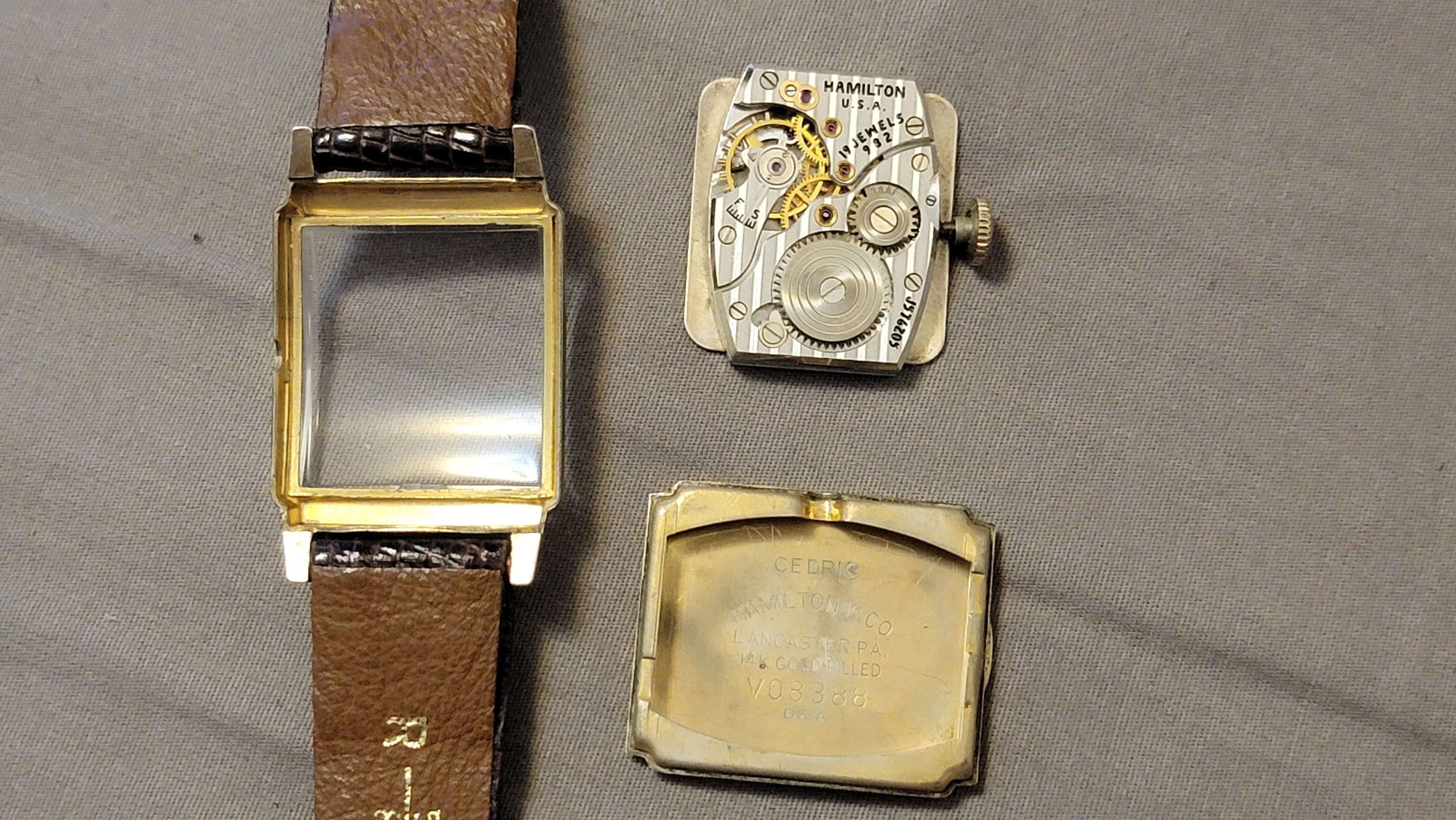 ヴィンテージ ハミルトン セドリック 14K ゴールドフィルド ヴィンテージ ハミルトン セドリック 14K ゴールドフィルド