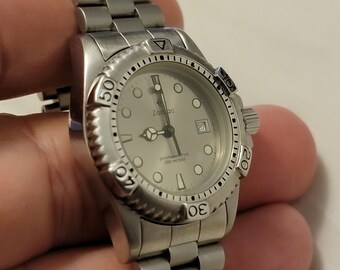 Vintage Zodiac Professional 208.68.58 Stainless Steel Swiss Made
