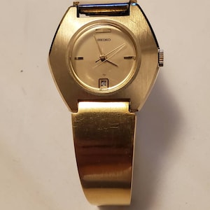 Vintage Seiko #2202-0160 Silber Engel Goldton Handaufzug Damen Uhr
