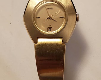 Vintage Seiko 2202-0160 Silver Angel Gold-tone Manual Wind - Etsy