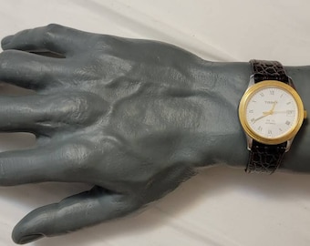 Rare Vintage Tissot PR50 Two-Tone Clear Back Automatic Men's Watch