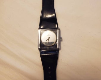 希少なヴィンテージBulerアクリルケース手巻きレディース腕時計