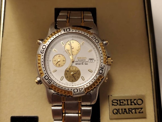 seiko quartz chronograph sports 150