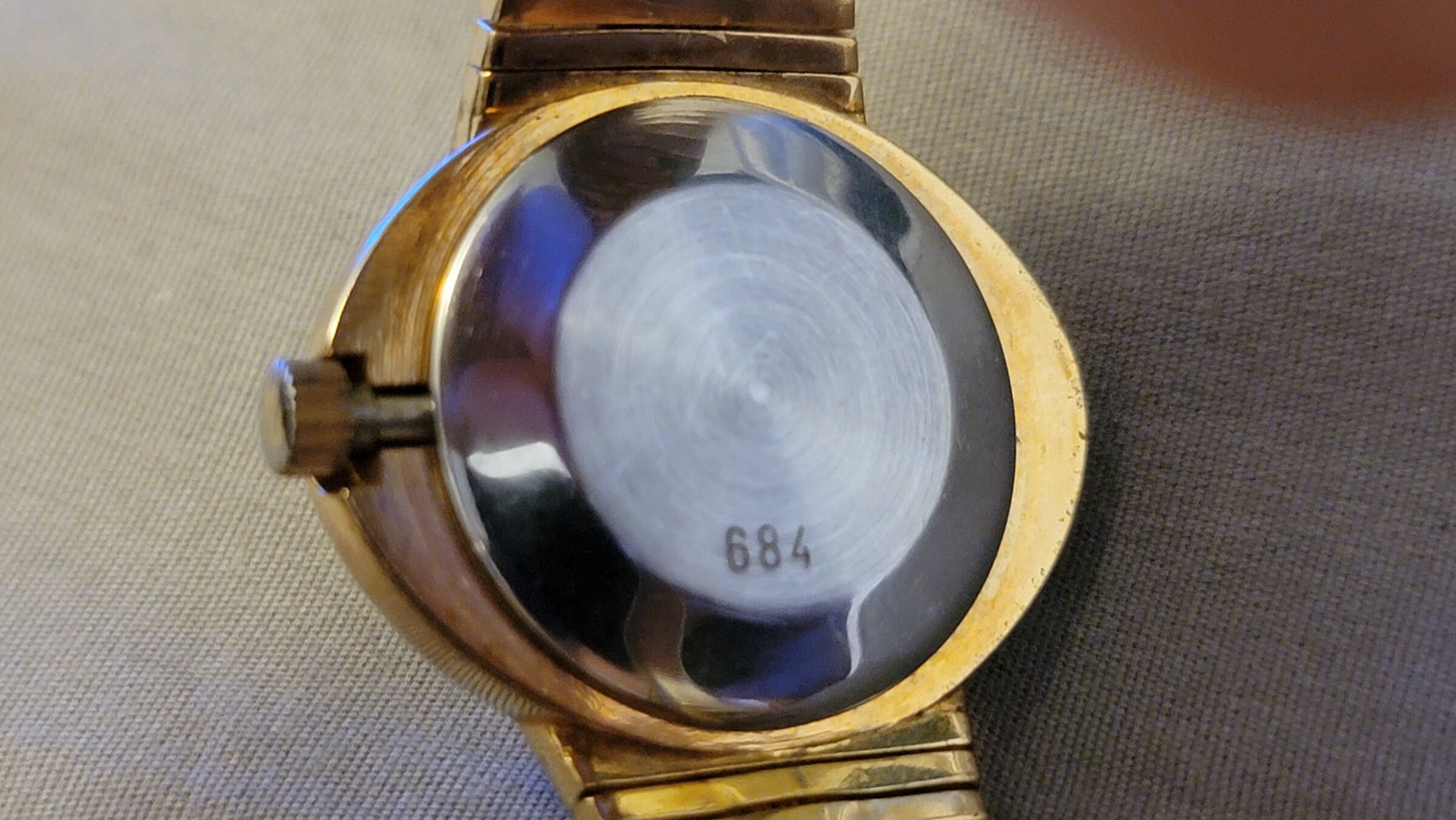 Rare Vintage Bucherer Gold Plated Swiss Made Manual Wind 