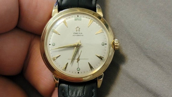 ヴィンテージ オメガ 自動巻き バンパー 14K ソリッド イエロー ヴィンテージ オメガ 自動巻き バンパー 14K ソリッド イエロー