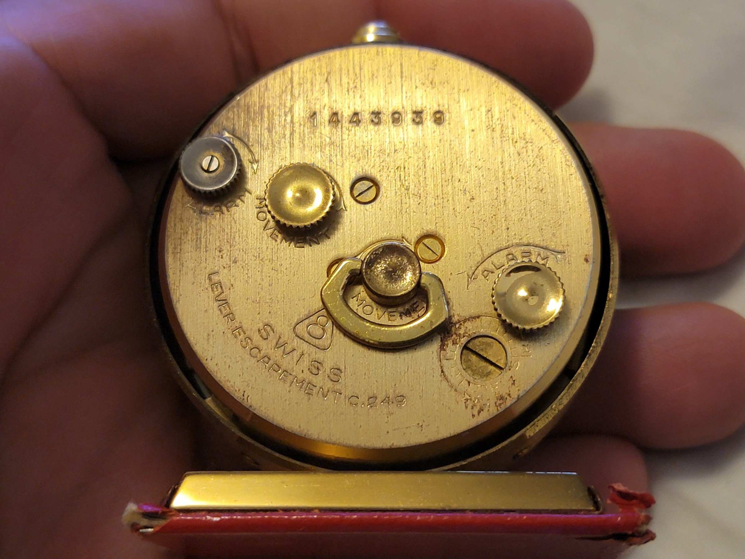 Vintage Bucherer 8 Brass Alarm Manual Wind Travel Clock - Etsy