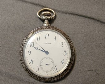 1920年代のヴィンテージ エルジン懐中時計 – アールデコ調の八角形