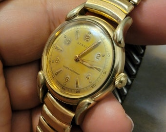 Vintage Benrus 10K RGP Tropical Dial 17 Jewels Manual Wind  display picture 1