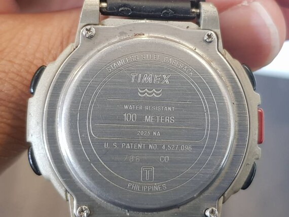timex water resistant 100 meters